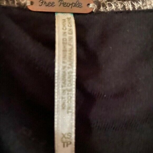 Free People Zebra Yarn Knit Sweater Jacket Size XS - Picture 5 of 5